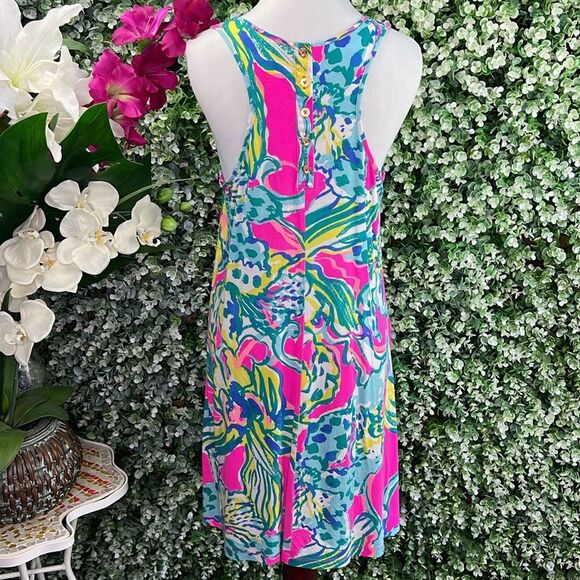 Lilly Pulitzer Melle Magenta Hottie Tank Dress - Picture 3 of 16